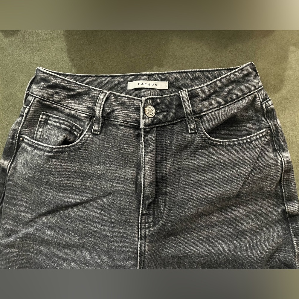 PAC SUN Black Mom Jean Size 24 - Picture 8 of 9
